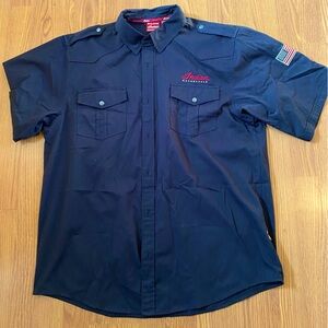 Men’s XL Indian motorcycle button up work shirt